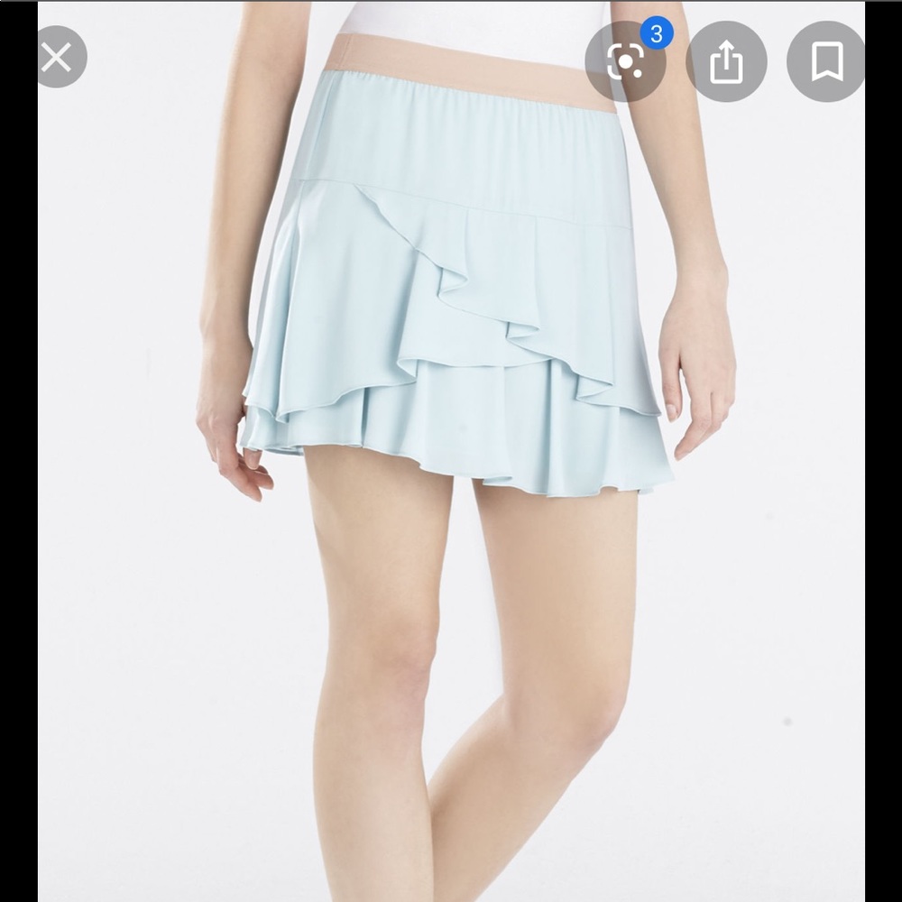 BCBG Aqua Mist “Ashleah” Mini Skirt